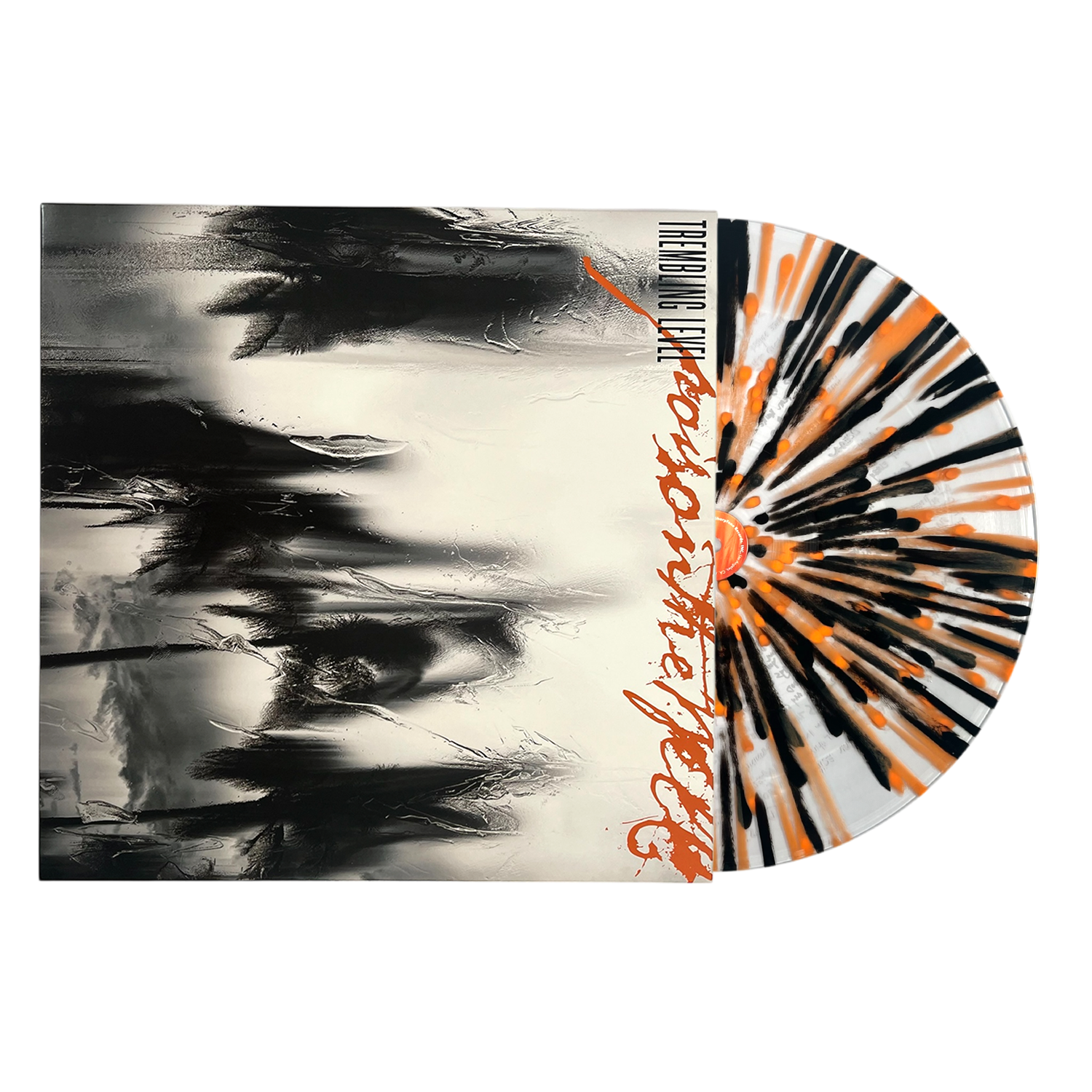 Trembling Level Vinyl - Clear w/ Black and Orange Splatter Variant