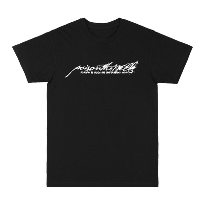 Rose Black Tee